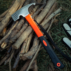 캠핑 해머 캠프 다기능 그라운드 네일 해머 네일 풀러 철 해머 헤드 휴대용 구조용 야외 도구 - Product Image 2