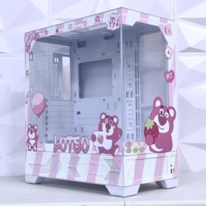 CSGO Print <span class=keywords><strong>Kime</strong></span> Vk03 Écran d'affichage Anime Themed 360 ATX Boîtier d'ordinateur Châssis trempé personnalisé pour tours d'ordinateur et étuis - Product Image 5