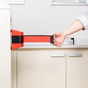 カスタムプリント壁掛け格納式セキュリティガードベルトバリア - Product Image 4