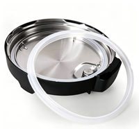 Joint d'étanchéité pour autocuiseur en silicone de qualité alimentaire, compatible avec les autocuiseurs de 3/4 ou 5/6 pintes, accessoire de remplacement