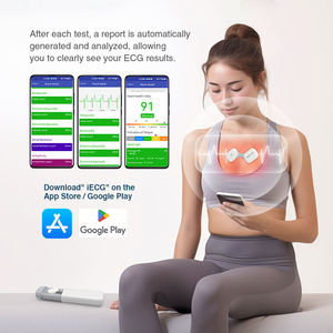 JZ-YECR1 แบตเตอรี่ลิเธียม 1500mA เครื่องบันทึกคลื่นไฟฟ้าหัวใจแบบพกพาชนิดสายเดี่ยว ตรวจวัดต่อเนื่อง 24 ชั่วโมง อัตราการเต้นของหัวใจ 30-300bpm - Product Image 3