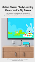 Dispositivo de Transmisión Inalámbrica Tipo C Plug and Play de 50 m y 1080P para Android, iPhone, iPad, Laptop con Windows a Pantalla HDMI