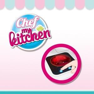 KSF Jouet de cuisine 3 en 1 pour filles, en plastique ABS, jeu de cuisine de <span class=keywords><strong>chef</strong></span> fictif avec <span class=keywords><strong>petit</strong></span> bagage pour les jouets de cuisine des filles - Product Image 6