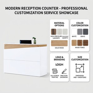 Mostrador <span class=keywords><strong>de</strong></span> Recepción <span class=keywords><strong>de</strong></span> Mármol Moderno y Lujoso para Oficinas <span class=keywords><strong>de</strong></span> <span class=keywords><strong>Abogados</strong></span> y Hoteles, Mostrador <span class=keywords><strong>de</strong></span> Caja Ecológico con Diseño Duradero - Product Image 3