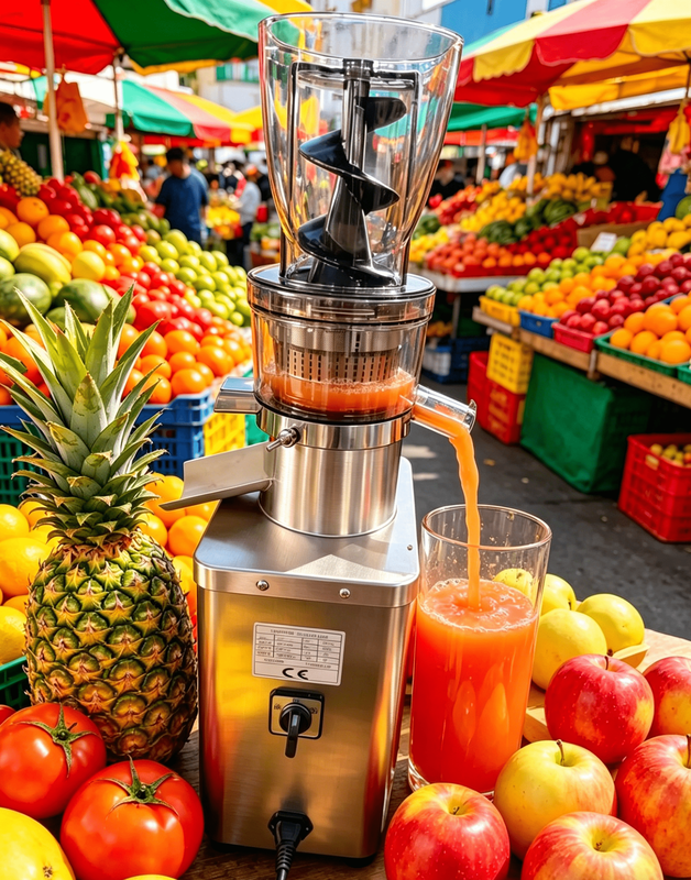 Automatic Slow Juicer Machine Commercial Juice