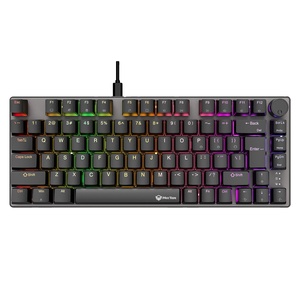 Meetion MK006Pro Red Switch <span class=keywords><strong>Gaming</strong></span>-Tastatur 75% Gamer Teclado Compact RGB Hintergrund beleuchteter Computer PC Kabel gebundene mechanische Tastaturen - Product Image 1