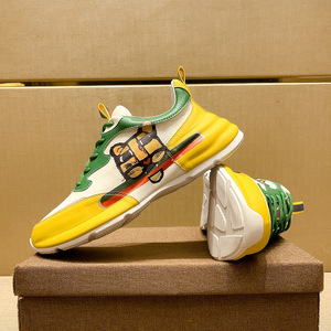 Sneakers Chunky Innovantes Imprimées en 3D pour Hommes et Femmes, Motif Ours Color Block, Semelle Épaisse, Confortables, Style Streetwear Décontracté - Product Image 5