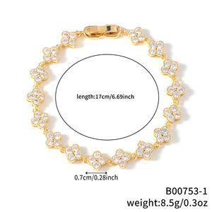 أزياء شخصية أربع أوراق البرسيم سوار البتلة في لون جديد لعيد الحب هدية عيد ميلاد - Product Image 6