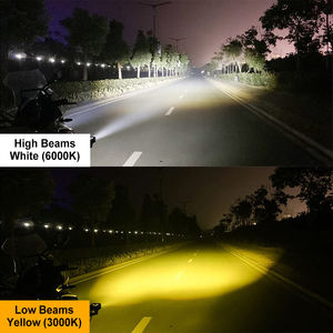 <span class=keywords><strong>Mini</strong></span> motocicleta <span class=keywords><strong>Kawasaki</strong></span> Bajaj Vintage con faros LED COB de 12V, doble Color blanco/amarillo/blanco hielo azul Curiser <span class=keywords><strong>Mini</strong></span> Cruiser - Product Image 5