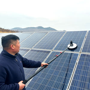 <span class=keywords><strong>Kit</strong></span> de robot de limpieza de paneles solares HTIE con cepillo de lavado negro + amarillo energía externa ISO CE certificado para mantenimiento de paneles solares - Product Image 3