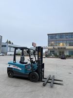 LIVRAISON GRATUITE Chariot élévateur électrique économique 3 tonnes Feeler avec batterie au lithium pour travaux de construction et bâtiment