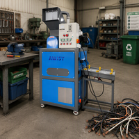 Petite machine compacte de recyclage de câbles usagés, mini-granulateur de fils de cuivre à vendre