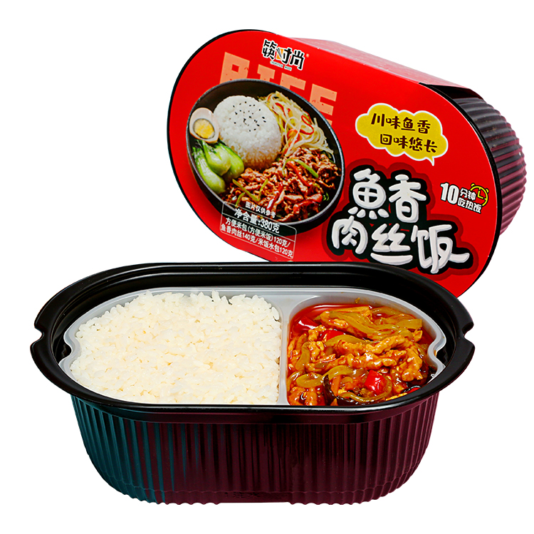 Самонагревающийся горячий горшок, рисовые блюда со вкусом рыбы, измельченные фарфоровые блюда с мгновенным рисом 380 г