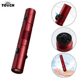 Torcia Portatile Ricaricabile con <span class=keywords><strong>Accendino</strong></span> Integrato, Impermeabile per Esterni ed Emergenze - Product Image 1