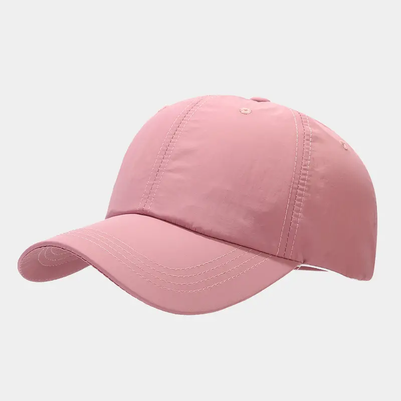 Toptan hızlı kuru nefes çalışan şapka açık güneş Visor şapkalar hafif spor Ultra ince soğutma beyzbol şapkaları