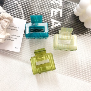 2Inch Chất Lượng Cao Thanh Lịch Kẹp Tóc Clip Phụ Kiện Nhỏ 5Cm Vuông Cellulose Acetate Móng Vuốt Tóc Cho Cô Gái Phụ Nữ - Product Image 3