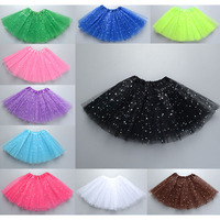 Jupe de princesse en gaze à sequins, prix de gros usine chinoise, jupe en maille pour enfants 30 cm, jupe de ballet pour adultes 40 cm
