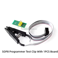 Módulo Programador USB CH341 para EEPROM Flash BIOS Serie 24 25 + Clip de Prueba SOIC8 SOP8 para EEPROM 93CXX / 25CXX / 24CXX