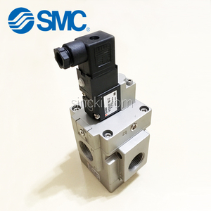 SMC VG342 سلسلة صمام ثلاثي المنافذ يعمل بملف لولبي من النوع Poppet طيار - Product Image 1