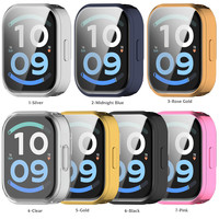 Casing TPU lembut berlapis elektro untuk jam tangan Redmi 6 pelindung layar aktif penutup perlindungan penuh bingkai bumper aksesori jam tangan pintar