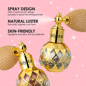 ビューティーミネラルエアバッググリッターハイライタースプレー、ブライダルメイク＆鎖骨用の微細な輝きパウダー、6色メイクアップスパークリング - Product Image 4