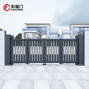 Fabrika doğrudan Metal salıncak kapısı elektrikli konsol katlanır kapısı yüksek kalite özelleştirilmiş avlu açık ev ana giriş - Product Image 4