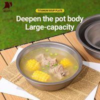 Ventes directes d'usine Bols en titane de qualité alimentaire modernes, durables et légers