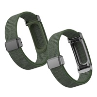Boîtier métallique moulé sur mesure avec bracelet à boucle magnétique en nylon pour Fitbit Air – Vente en gros usine