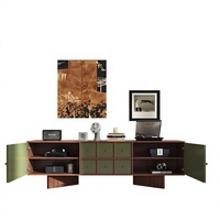 Meuble TV moderne en bois massif avec rangement, couleur personnalisable pour salon, chambre et salle à manger - Meubles de luxe pour la maison