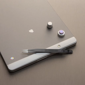 <span class=keywords><strong>Pinzas</strong></span> <span class=keywords><strong>de</strong></span> precisión antiestáticas con mango negro mate para reparación electrónica y trabajo <span class=keywords><strong>de</strong></span> <span class=keywords><strong>laboratorio</strong></span> artesanal <span class=keywords><strong>de</strong></span> soldadura - Product Image 4