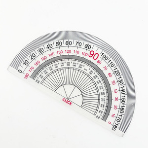 Venta Directa de Fábrica, Transportador Semicircular Transparente y Duradero de 0-180 Grados para Estudiantes - Product Image 5