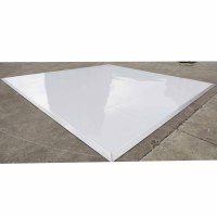 RK 4*4ft Weißer Tanzboden Hochglanz-Glitzer-Laminatboden mit 18mm Aluminiumlegierungsrahmen für Hochzeiten