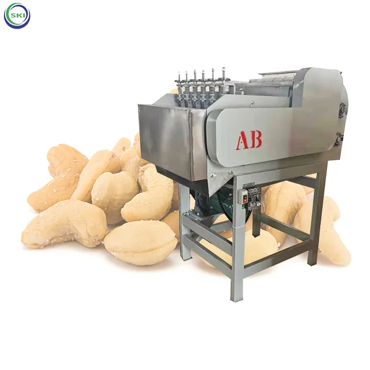 Máquina Sheller Processamento De Porca De Caju Cashew Nut Peeling Máquina Pequena Porca De Caju Shell Removing Machine