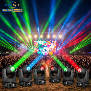 Projecteur professionnel à tête mobile 14R 295W avec 14 gobos, effet arc-en-ciel, contrôleur DMX 512, éclairage <span class=keywords><strong>de</strong></span> scène pour concert, DJ, club, mariage - Product Image 2