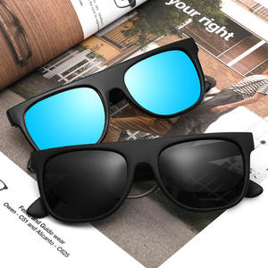 Lunettes de soleil polarisées haut de gamme pour hommes, protection UV400, monture PC, verres TAC, couleur noire, pêche, conduite, protection solaire, mode - Product Image 5