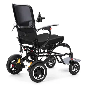 HEDY SEW05 CE fibre de carbone 16.5 KG Ultra léger pliant système de contrôle d'onde sinusoïdale chaise électrique fauteuil roulant électrique pour les personnes âgées