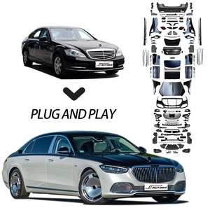 ชุดแต่งตัวถังสำหรับดัดแปลงรถยนต์เมอร์เซเดส-เบนซ์รุ่น S-Class W221ปี2006–2013อัพเกรดเป็นแบบ W223 <span class=keywords><strong>Maybach</strong></span> ปี2024พร้อมชุดกันชนหน้า - Product Image 1