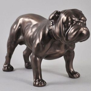 Offre Spéciale antique cuivre bronze finition métal laiton coulé <span class=keywords><strong>statue</strong></span> de <span class=keywords><strong>bouledogue</strong></span> <span class=keywords><strong>anglais</strong></span> - Product Image 6