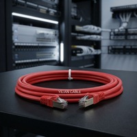 Harga Jual Langsung Pabrik Kabel PVC Jacket RJ45 FTP 8-Conductor Stranded Cat6 Network Patch Cables