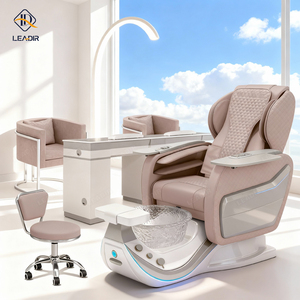 Sillones Modernos de Lujo para <span class=keywords><strong>Pedicura</strong></span> <span class=keywords><strong>y</strong></span> <span class=keywords><strong>Manicura</strong></span>, Spa Multifuncional para Pies, Sillón de Masaje Eléctrico Reclinable Personalizado para Salón de Uñas - Product Image 1