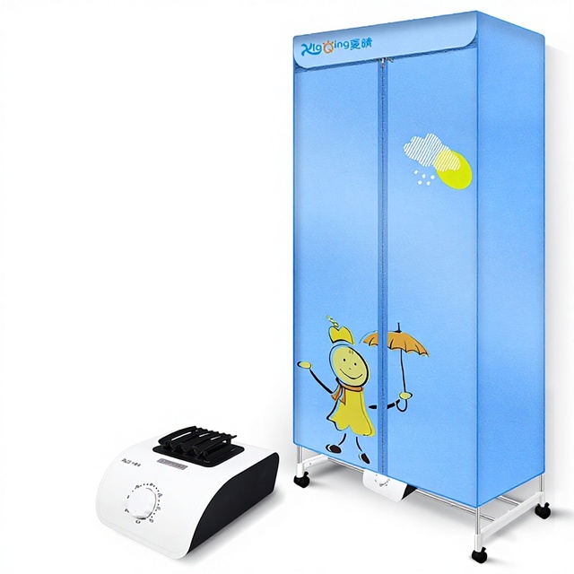 Clothes Dryer Machinery 19/25 Tubes Double-Layer Air Dryer Baking Clothes Wardrobe Household Quick-Drying Non-Automatic