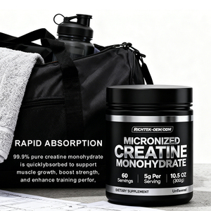 Créatine monohydrate en vrac de qualité alimentaire 100% micronisée 200 mesh, poudre de créatine monohydrate pure pour la croissance musculaire - Product Image 4