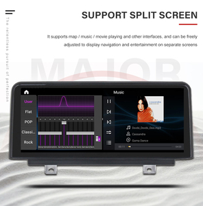 Display Auto Android QLED Touch Screen 10.25" per <span class=keywords><strong>BMW</strong></span> Serie <span class=keywords><strong>1</strong></span> F20 <span class=keywords><strong>F21</strong></span> CIC NBT con Carplay Android Auto WiFi 4G GPS Multimedia - Product Image 3