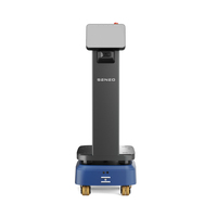 Seneo L300工厂仓库智能运输机器人AGV/AMR底盘300KG负载能力自动充电二次充电
