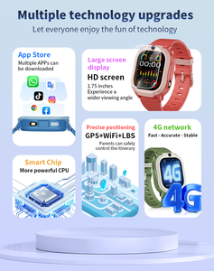 Nouveaux produits de noël 4G appel vidéo enfants Smartwatch téléphone montre intelligente pour enfants garçons fille Anti-perte GPS WIFI enfant Smartwatch - Product Image 4