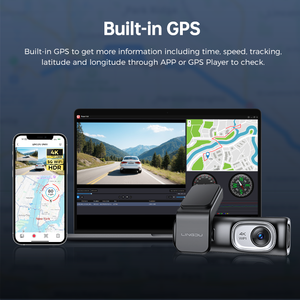 Lingdu d600 4k hdr 0.96 מסך adas לולאה הקלטה g חיישן Gps 5g wi 24h מצב חניה dash מצלמת - Product Image 5