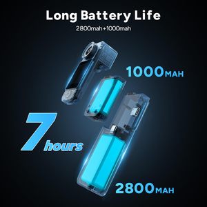Cámara de Bolsillo Impermeable C300 4K HD + Estabilización de 6 Ejes, Pantalla Táctil Dual de 3800 mAh para Deportes de Acción, Vlogging y Transmisiones en Vivo - Product Image 3