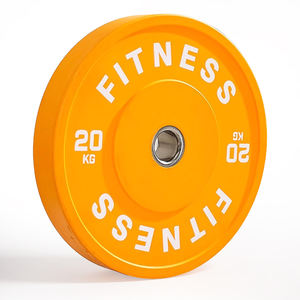 Plaques de poids en caoutchouc pur de couleur pastel de la marque EIGFOH pour l'entraînement en force, utilisation commerciale durable, plaques de poids pour la salle de sport et la remise en forme - Product Image 3