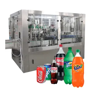 Bottiglia di plastica bibite Gassate macchina di Imbottigliamento/gassata soft drink di riempimento linea della macchina