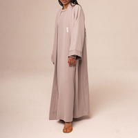 Kimono Manteau d'Hiver pour Femmes, Robe Modeste Ouverte de Grossiste Saoudien, Vêtement Islamique Ethnique de Luxe de Dubaï pour Femme, Abaya Tendance